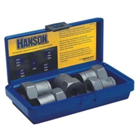 Hanson Hanson HAN54125 Bolt Extractor Set 5Pc .75 Inch -1 Inch W.5 Inch Drive HAN54125